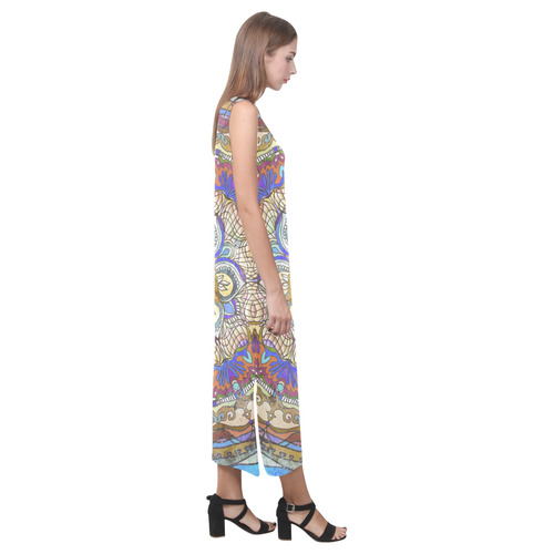 vitrage 5 Phaedra Sleeveless Open Fork Long Dress (Model D08)