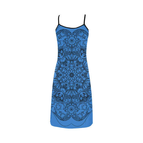 Serenity Garden v1 Cobalt Alcestis Slip Dress (Model D05)