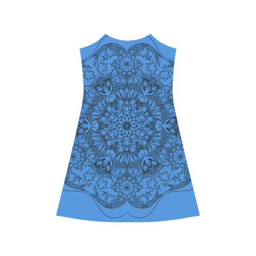 Serenity Garden v1 Cobalt Alcestis Slip Dress (Model D05)