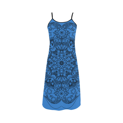 Serenity Garden v1 Cobalt Alcestis Slip Dress (Model D05)