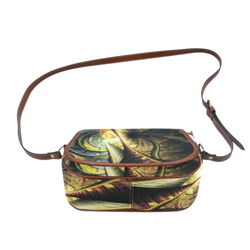 steampunk fractal Saddle Bag/Large (Model 1649)