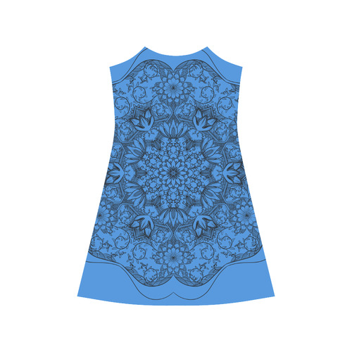 Serenity Garden v1 Cobalt Alcestis Slip Dress (Model D05)