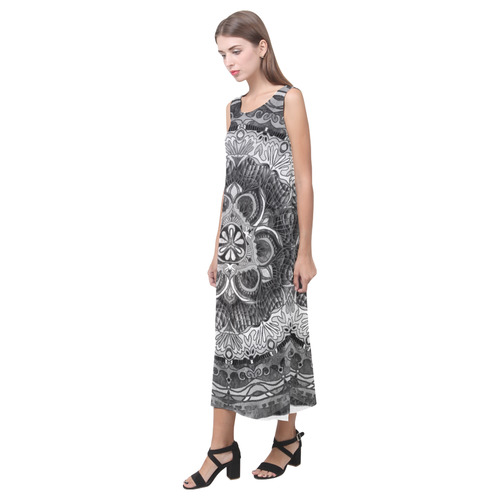 vitrage 12 Phaedra Sleeveless Open Fork Long Dress (Model D08)