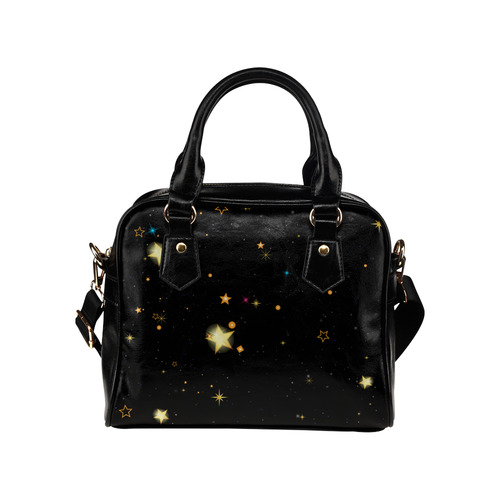 Beautiful Starry Night Star Sky Shoulder Handbag (Model 1634)