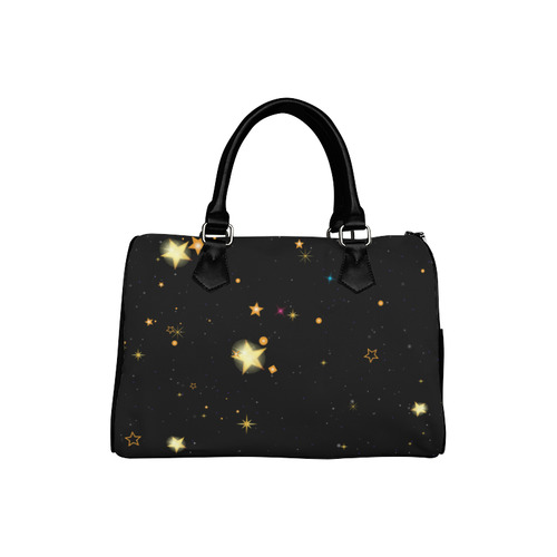 Beautiful Starry Night Star Sky Boston Handbag (Model 1621)