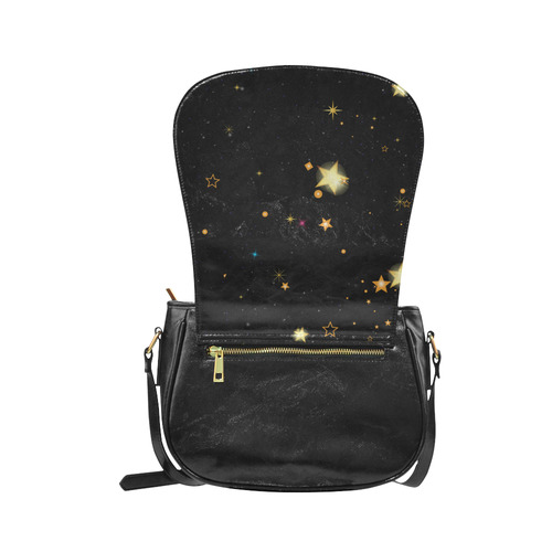 Beautiful Starry Night Star Sky Classic Saddle Bag/Large (Model 1648)