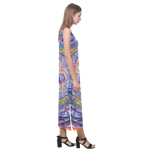vitrage 4 Phaedra Sleeveless Open Fork Long Dress (Model D08)