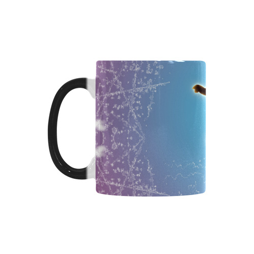 Snowboarding, snowflakes and ice Custom Morphing Mug