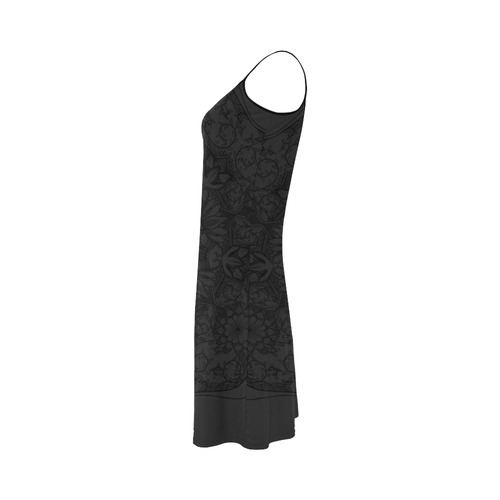 Serenity Garden v1 Charcoal Alcestis Slip Dress (Model D05)