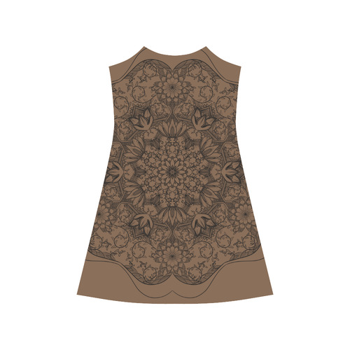 Serenity Garden v1 Mocha Alcestis Slip Dress (Model D05)