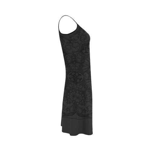 Serenity Garden v1 Charcoal Alcestis Slip Dress (Model D05)