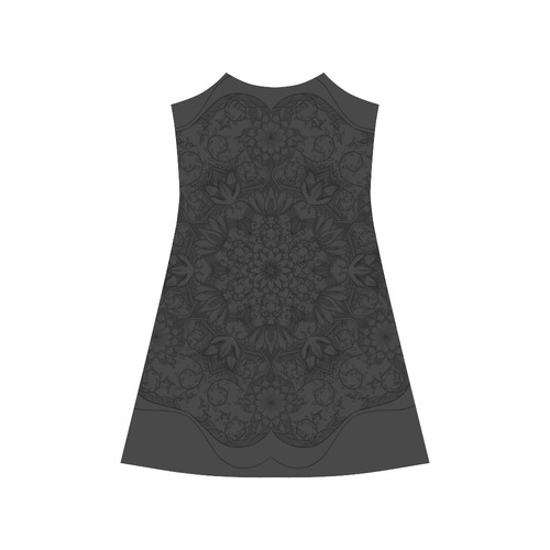 Serenity Garden v1 Charcoal Alcestis Slip Dress (Model D05)