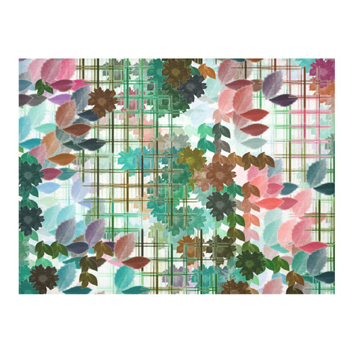 My Secret Garden #1 Day - Jera Nour Cotton Linen Tablecloth 52"x 70"