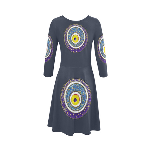 Evil Eye 3/4 Sleeve Sundress (D23)