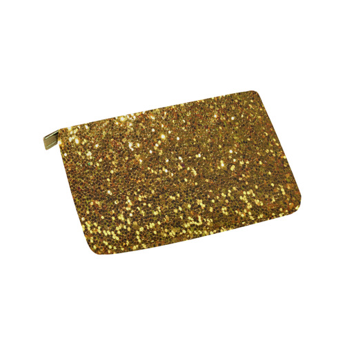 Gold_Sequins_Background Carry-All Pouch 9.5''x6''