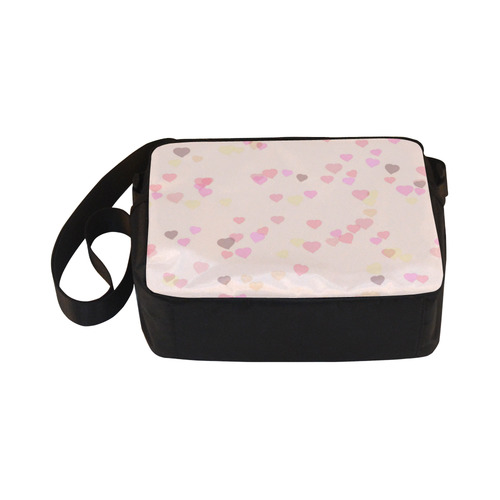 Floating Love Hearts Classic Cross-body Nylon Bags (Model 1632)