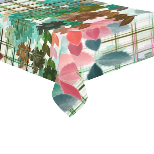 My Secret Garden #1 Day - Jera Nour Cotton Linen Tablecloth 60"x 104"