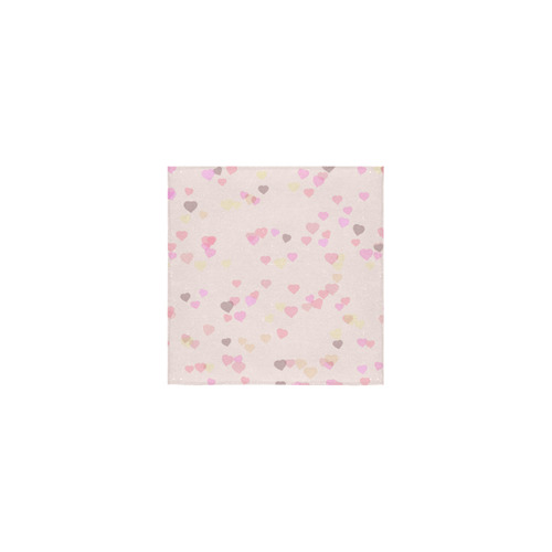 Floating Love Hearts Square Towel 13“x13”