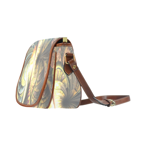 steampunk fractal Saddle Bag/Small (Model 1649) Full Customization