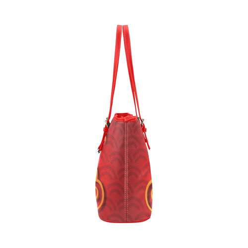 Year of the Rooster Leather Tote Bag/Large (Model 1651)