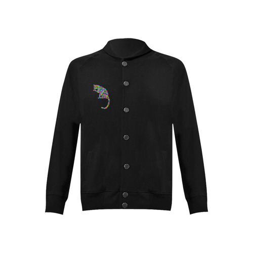 Sitting Kitty Abstract Triangle