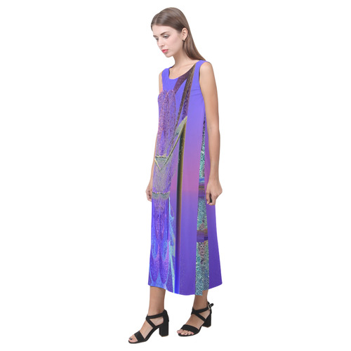 maxi dress by Annabellerockz-Arp721 Phaedra Sleeveless Open Fork Long Dress (Model D08)