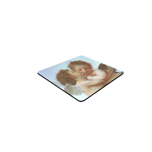 Bouguereau First Kiss Angels Square Coaster