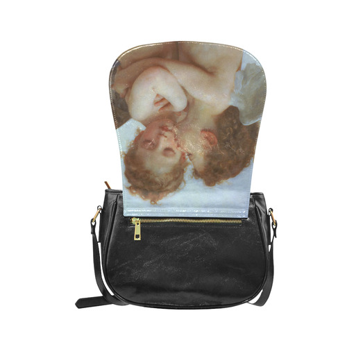Bouguereau First Kiss Angels Classic Saddle Bag/Small (Model 1648)