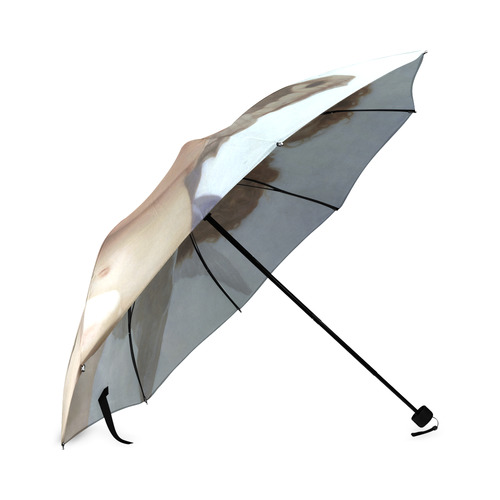 Bouguereau First Kiss Cupid Psyche Foldable Umbrella (Model U01)