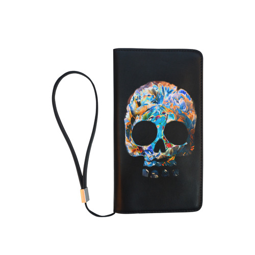 death flower Men's Clutch Purse （Model 1638）