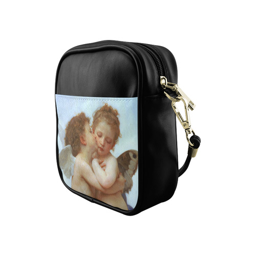 Bouguereau First Kiss Angels Sling Bag (Model 1627)