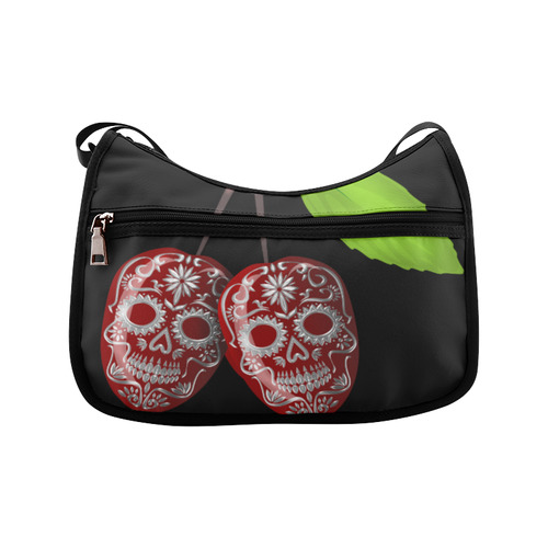 Cherry Sugar Skull Crossbody Bags (Model 1616)