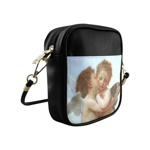Bouguereau First Kiss Angels Sling Bag (Model 1627)