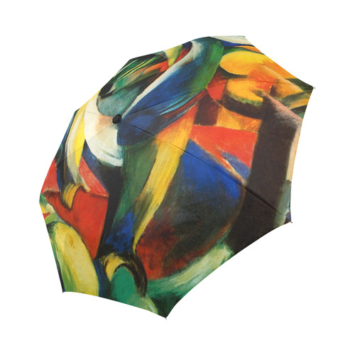 The Mandrill by Franz Marc Auto-Foldable Umbrella (Model U04)