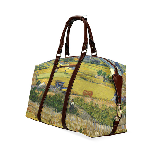 Van Gogh Harvest at La Crau Classic Travel Bag (Model 1643) Remake