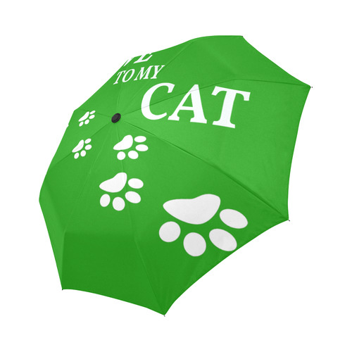 Slave to my cat 2 Auto-Foldable Umbrella (Model U04)
