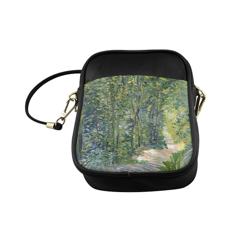 Vincent van Gogh Path in Woods Sling Bag (Model 1627)