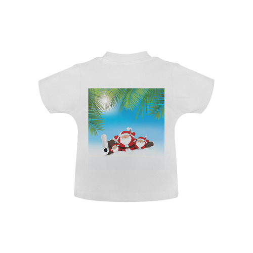 Tropical Santa Baby Classic T-Shirt (Model T30)