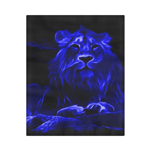 Animal ArtStudio- fiery lion C Duvet Cover 86"x70" ( All-over-print)