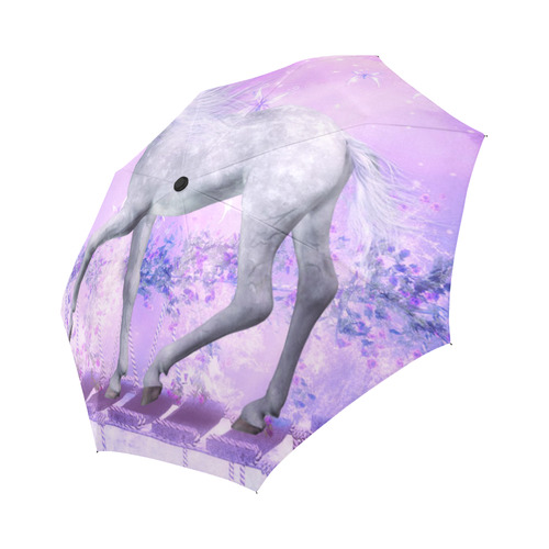 pink unicorn Auto-Foldable Umbrella (Model U04)