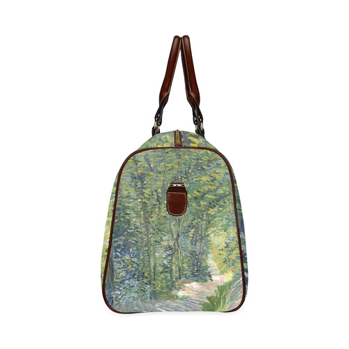 Vincent van Gogh Path in Woods Waterproof Travel Bag/Small (Model 1639)