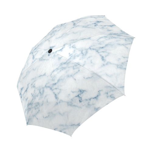 Italian Marble,Rimini Blu,white,blue Auto-Foldable Umbrella (Model U04)