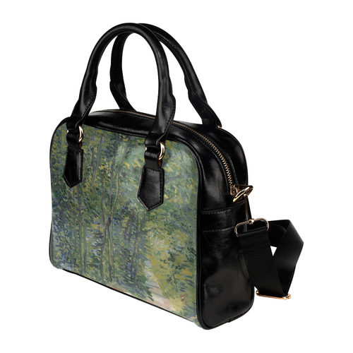 Vincent van Gogh Path in the Woods Shoulder Handbag (Model 1634)