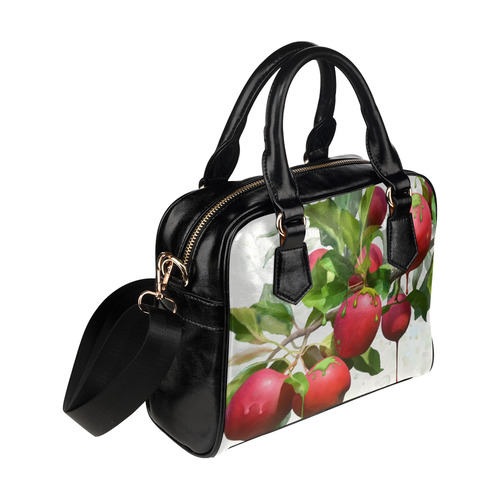Melting Apples, watercolors Shoulder Handbag (Model 1634)