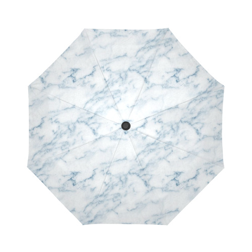 Italian Marble,Rimini Blu,white,blue Auto-Foldable Umbrella (Model U04)