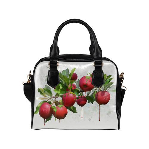 Melting Apples, watercolors Shoulder Handbag (Model 1634)