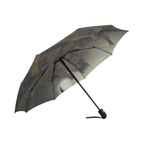 haunted house (halloween) Auto-Foldable Umbrella (Model U04)