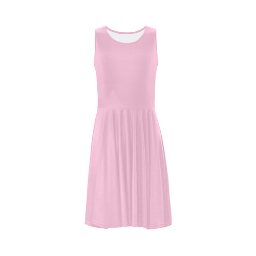 Ice Pink Sleeveless Ice Skater Dress (D19)