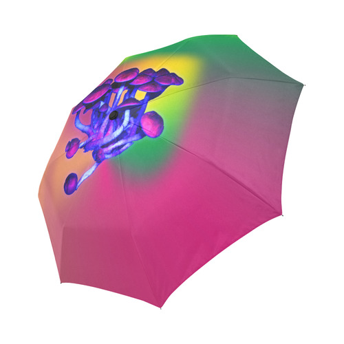 Magic Mushrooms Auto-Foldable Umbrella (Model U04)