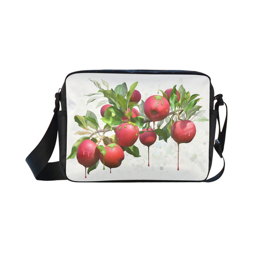 Melting Apples, watercolors Classic Cross-body Nylon Bags (Model 1632)